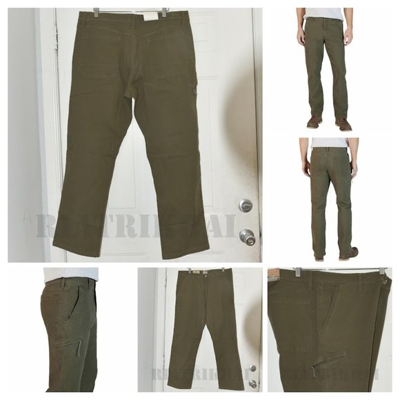 NWT Men’s Trevorland Flex Utility Pant Weatherproof Vintage Green - Picture 1 of 9